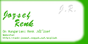 jozsef renk business card